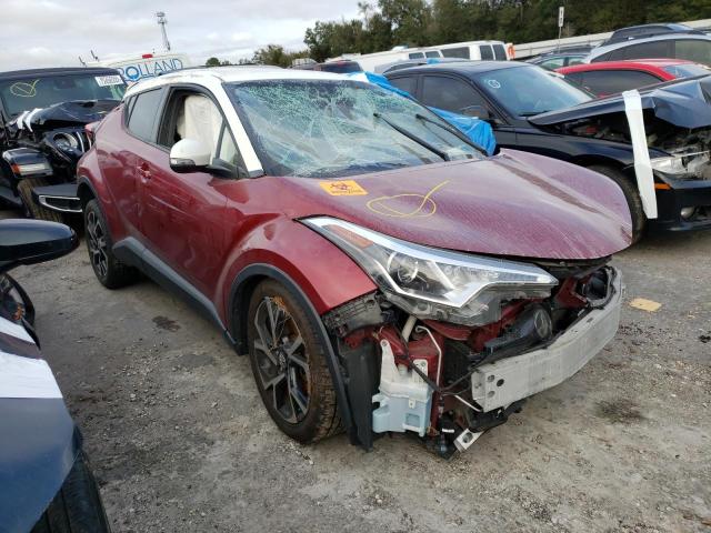 JTNKHMBX4J1007429 - 2018 TOYOTA C-HR XLE RED photo 1