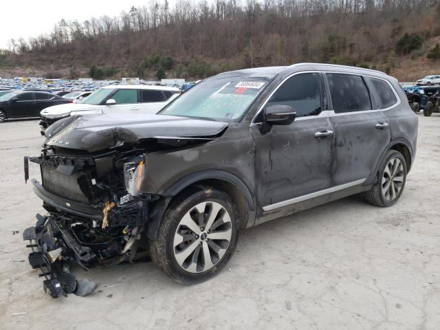 5XYP6DHC7NG316354 - 2022 KIA TELLURIDE S GRAY photo 1