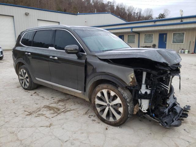 5XYP6DHC7NG316354 - 2022 KIA TELLURIDE S GRAY photo 4