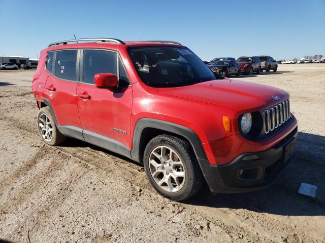 ZACCJABT0GPD82977 - 2016 JEEP RENEGADE LATITUDE RED photo 4