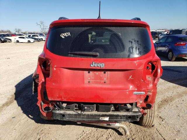 ZACCJABT0GPD82977 - 2016 JEEP RENEGADE LATITUDE RED photo 6