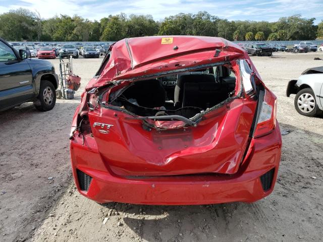 3HGGK5G50FM753817 - 2015 HONDA FIT LX RED photo 6