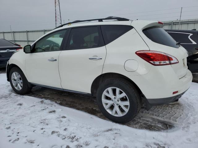 JN8AZ1MW6DW305783 - 2013 NISSAN MURANO S WHITE photo 2