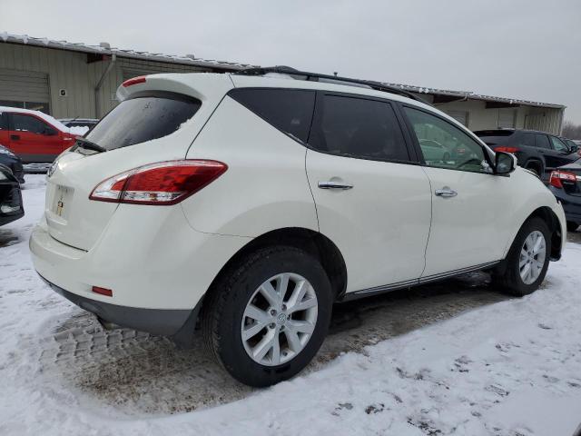 JN8AZ1MW6DW305783 - 2013 NISSAN MURANO S WHITE photo 3