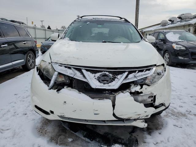 JN8AZ1MW6DW305783 - 2013 NISSAN MURANO S WHITE photo 5