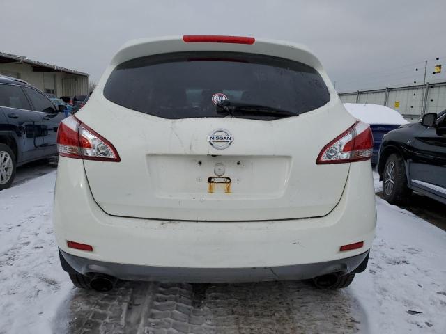 JN8AZ1MW6DW305783 - 2013 NISSAN MURANO S WHITE photo 6