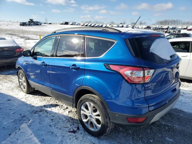 1FMCU9HD0JUB22683 - 2018 FORD ESCAPE SEL BLUE photo 2