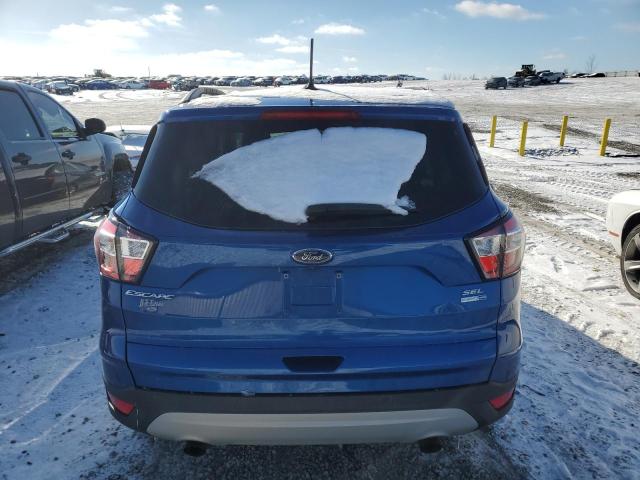 1FMCU9HD0JUB22683 - 2018 FORD ESCAPE SEL BLUE photo 6