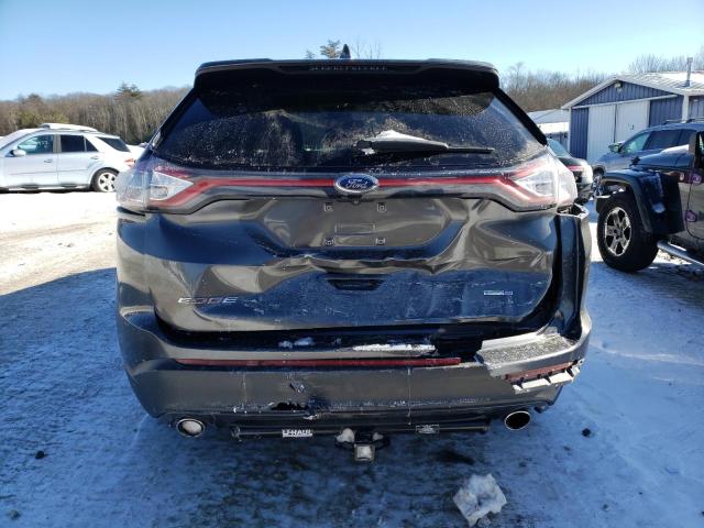 2FMPK4G93GBC00315 - 2016 FORD EDGE SE GRAY photo 6