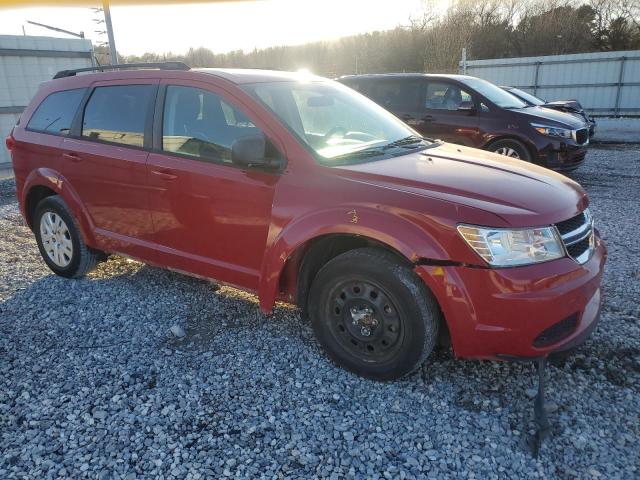 3C4PDCAB8FT606078 - 2015 DODGE JOURNEY SE RED photo 4