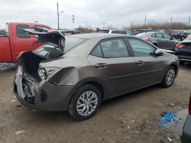 2T1BURHE3HC925486 - 2017 TOYOTA COROLLA L GRAY photo 3