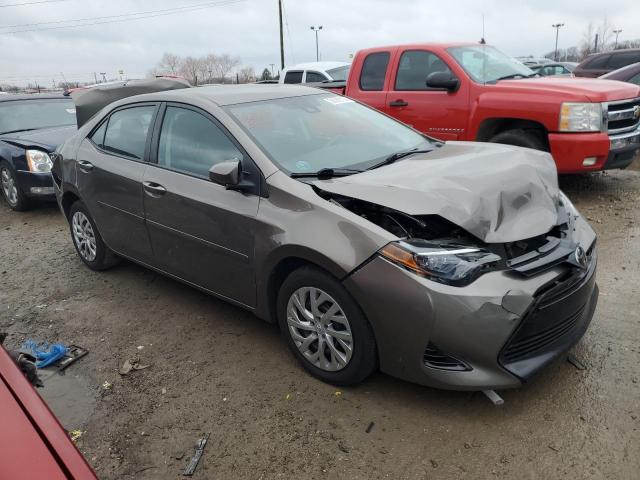 2T1BURHE3HC925486 - 2017 TOYOTA COROLLA L GRAY photo 4