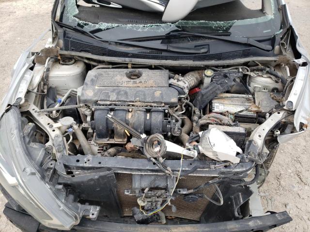 3N1AB7AP2HY361155 - 2017 NISSAN SENTRA S SILVER photo 11