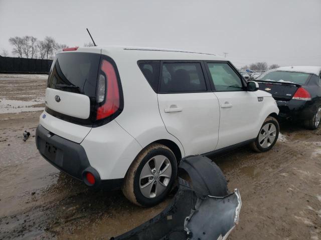 KNDJN2A27G7374222 - 2016 KIA SOUL WHITE photo 3