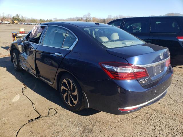 1HGCR2F86HA093979 - 2017 HONDA ACCORD EXL BLUE photo 2