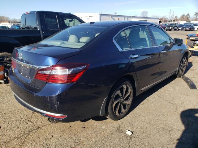 1HGCR2F86HA093979 - 2017 HONDA ACCORD EXL BLUE photo 3