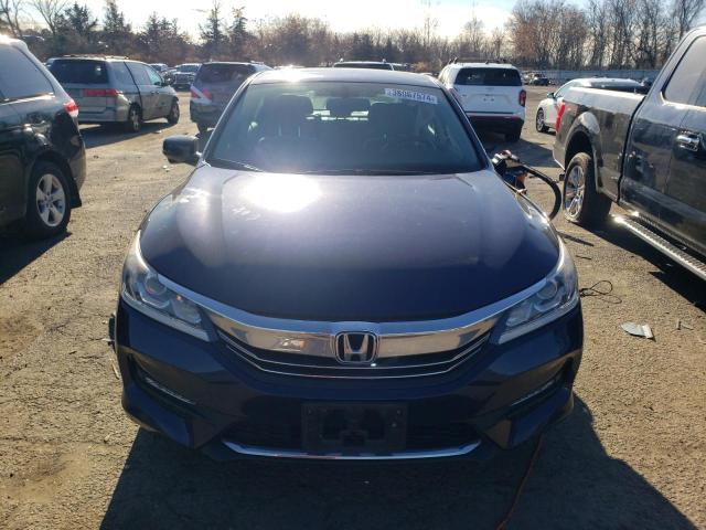 1HGCR2F86HA093979 - 2017 HONDA ACCORD EXL BLUE photo 5