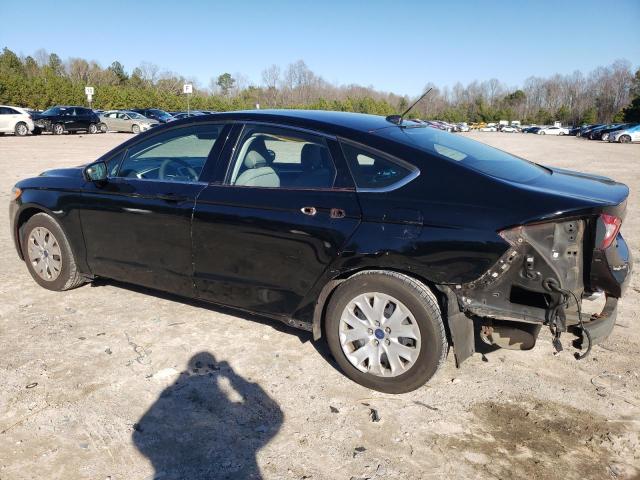 1FA6P0G75E5387833 - 2014 FORD FUSION S BLACK photo 2