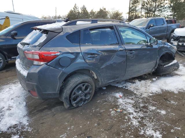 JF2GTHSC7NH270235 - 2022 SUBARU CROSSTREK SPORT GRAY photo 3