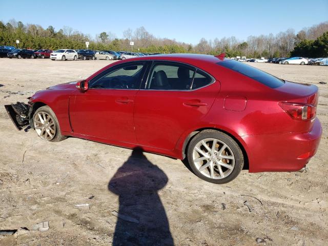 JTHCF5C26C5055838 - 2012 LEXUS IS 250 RED photo 2