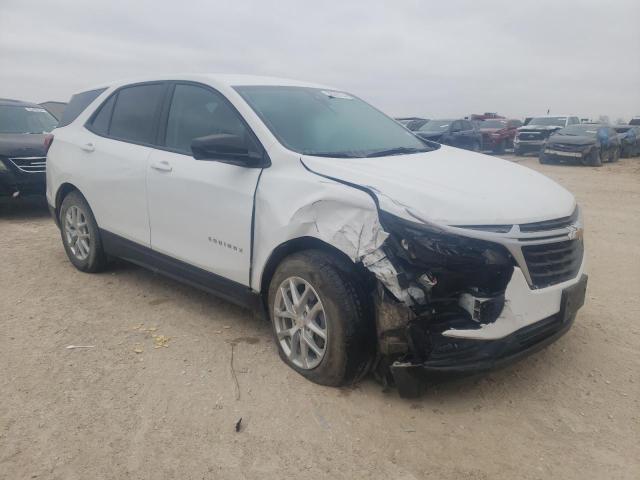 3GNAXHEV1NS173925 - 2022 CHEVROLET EQUINOX LS WHITE photo 4