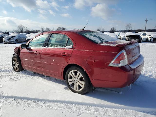 3FAHP08127R156648 - 2007 FORD FUSION SEL RED photo 2