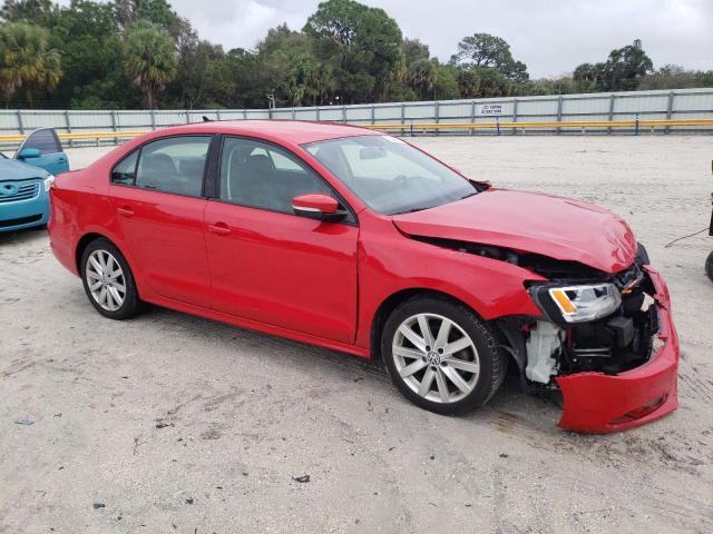 3VWB07AJ0EM361867 - 2014 VOLKSWAGEN JETTA SE RED photo 4