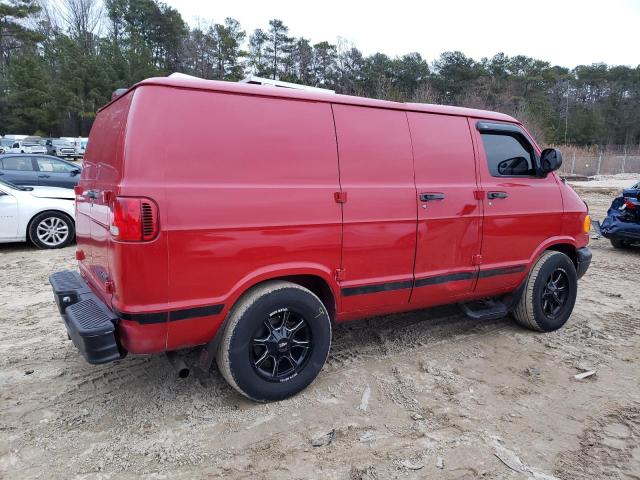 2B7HB11Y81K501449 - 2001 DODGE RAM VAN B1500 RED photo 3