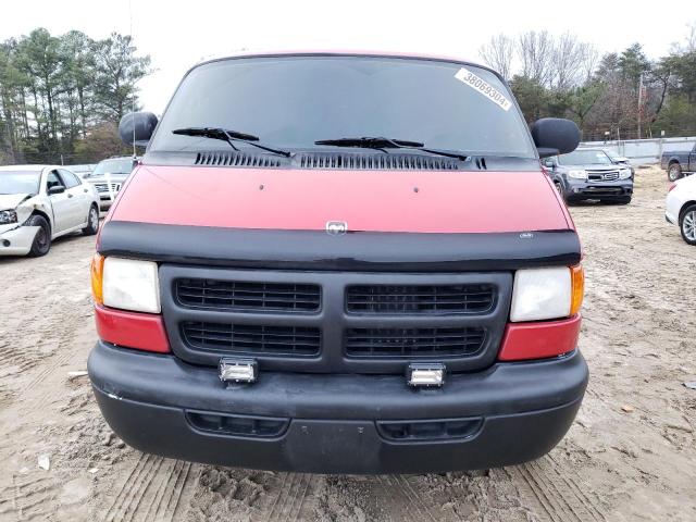 2B7HB11Y81K501449 - 2001 DODGE RAM VAN B1500 RED photo 5