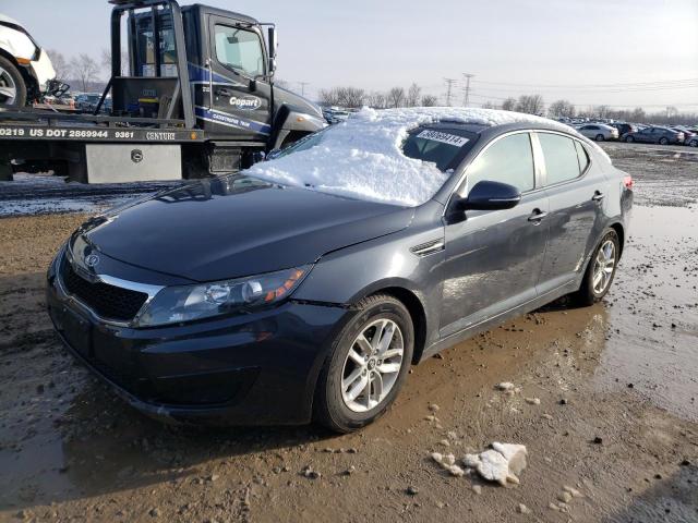 KNAGM4A71B5057087 - 2011 KIA OPTIMA LX GRAY photo 1