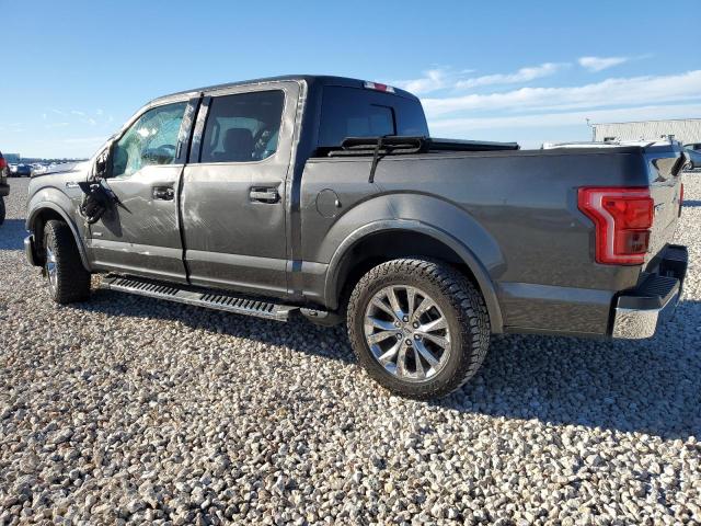 1FTEW1CG8HKD19441 - 2017 FORD F150 SUPERCREW GRAY photo 2