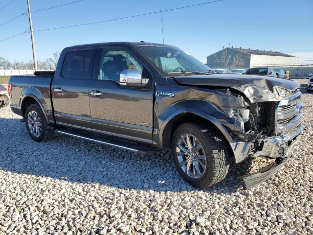 1FTEW1CG8HKD19441 - 2017 FORD F150 SUPERCREW GRAY photo 4