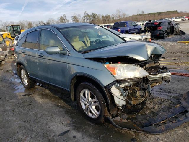 5J6RE3H72AL048279 - 2010 HONDA CR-V EXL GREEN photo 4