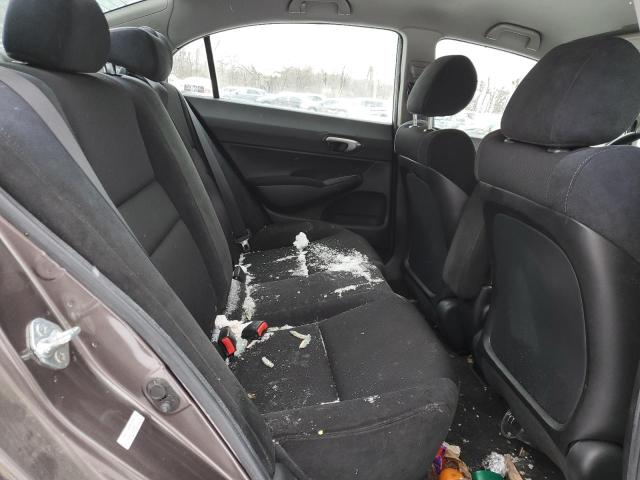 2HGFA16659H511190 - 2009 HONDA CIVIC LX-S Շագանակագույն լուսանկար 10