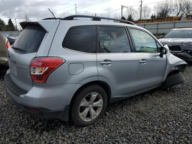 JF2SJAHC0FH443240 - 2015 SUBARU FORESTER 2.5I LIMITED GRAY photo 3