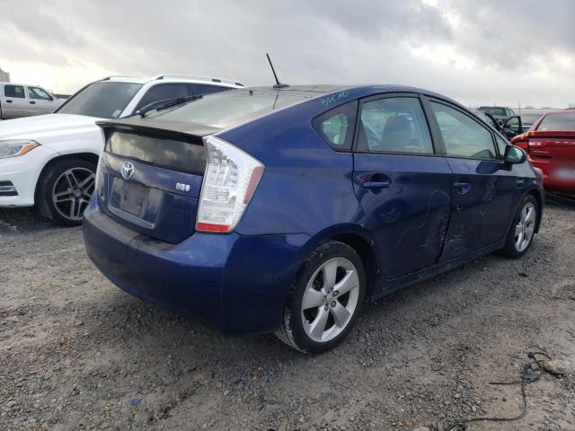 JTDKN3DU1A1074273 - 2010 TOYOTA PRIUS BLUE photo 3