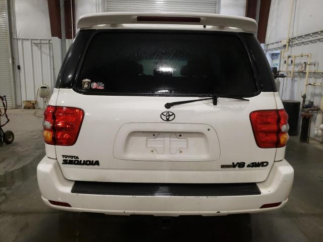 5TDBT48A63S174466 - 2003 TOYOTA SEQUOIA LIMITED WHITE photo 6