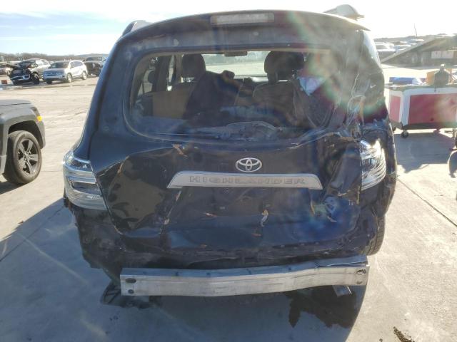 5TDZK3EH2AS004695 - 2010 TOYOTA HIGHLANDER BLACK photo 6