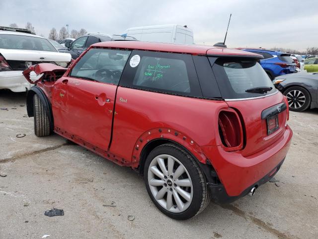 WMWXR3C07M2N12847 - 2021 MINI COOPER RED photo 2