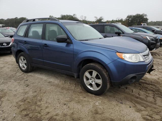 JF2SHABC6BH773771 - 2011 SUBARU FORESTER 2.5X BLUE photo 4