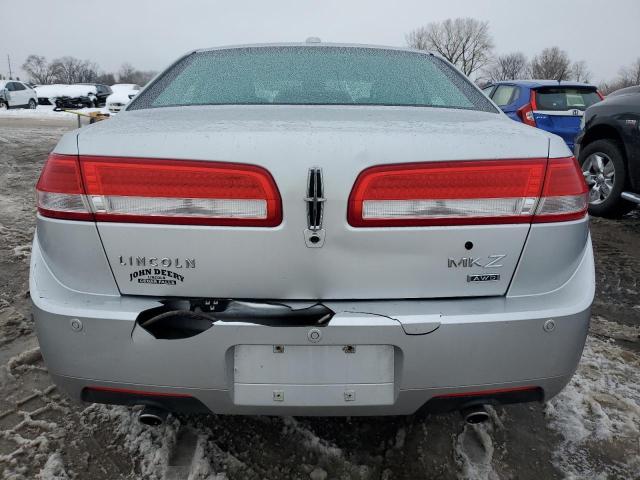 3LNHL2JC6CR836989 - 2012 LINCOLN MKZ SILVER photo 6