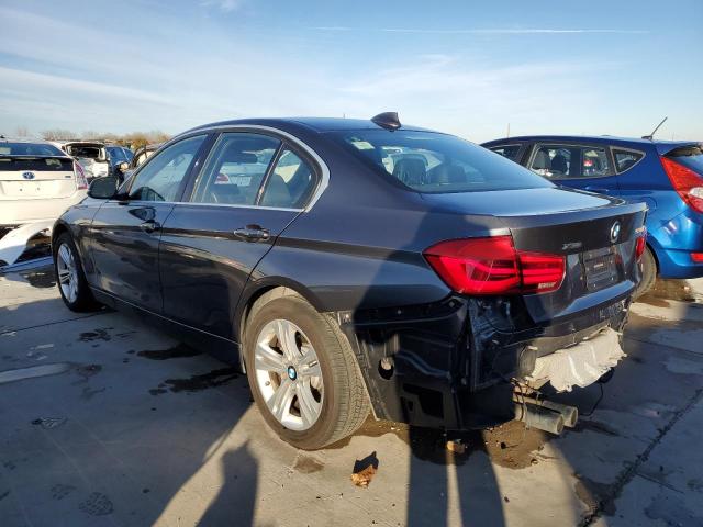 WBA8D9G58HNU58670 - 2017 BMW 330 XI GRAY photo 2