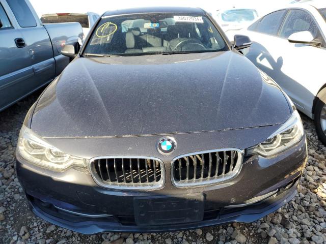 WBA8D9G58HNU58670 - 2017 BMW 330 XI GRAY photo 5