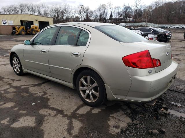 JNKCV51F16M615073 - 2006 INFINITI G35 BEIGE photo 2