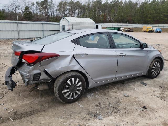 5NPDH4AE3GH730526 - 2016 HYUNDAI ELANTRA SE SILVER photo 3