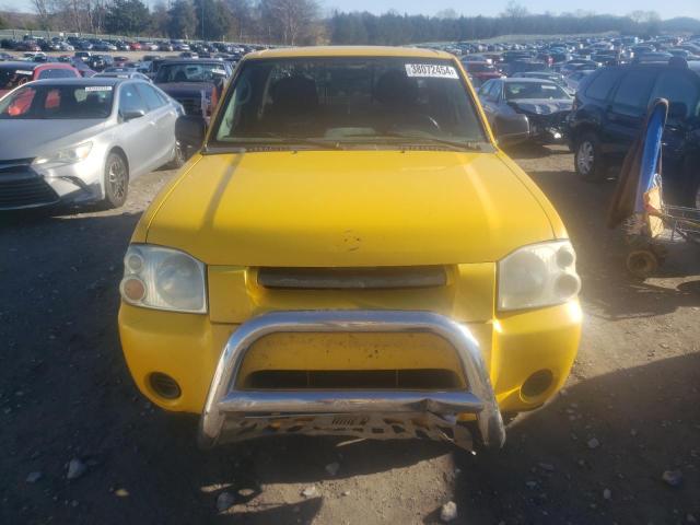 1N6ED26Y62C391348 - 2002 NISSAN FRONTIER KING CAB XE YELLOW photo 5