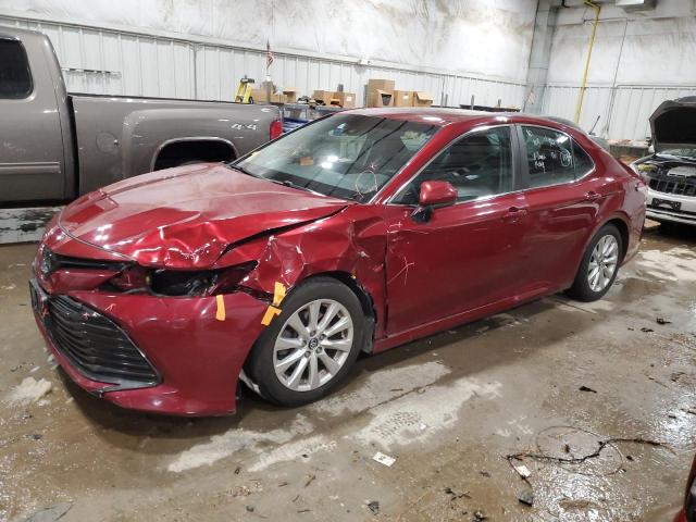 4T1B11HK1JU560133 - 2018 TOYOTA CAMRY L BURGUNDY photo 1