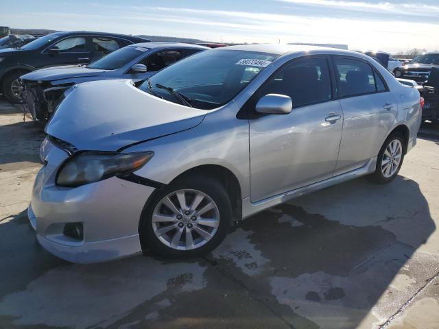 1NXBU4EE2AZ265954 - 2010 TOYOTA COROLLA BASE SILVER photo 1