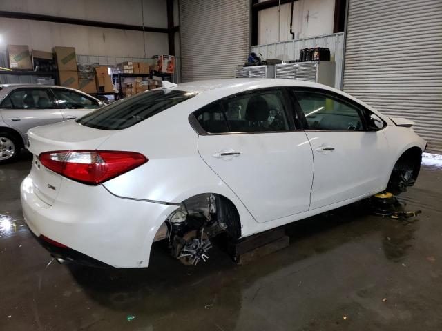 KNAFX4A85E5089332 - 2014 KIA FORTE EX WHITE photo 3