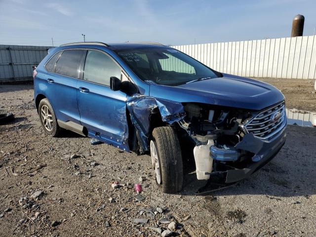 2FMPK3G95MBA56062 - 2021 FORD EDGE SE BLUE photo 4